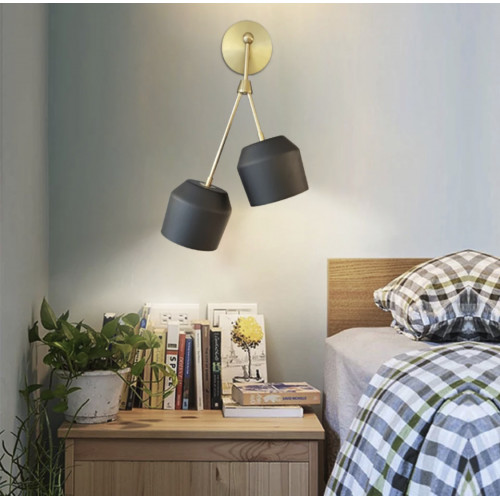 Настінний світильник Bergamo Nero BK